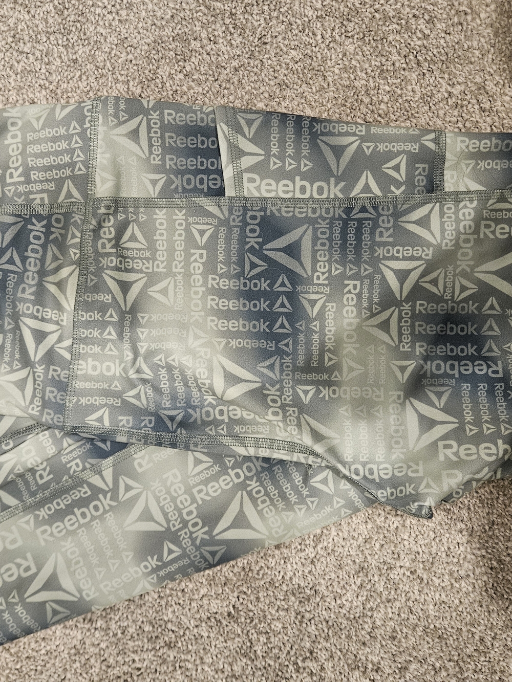 Reebok Women's Print Green Leggings XL